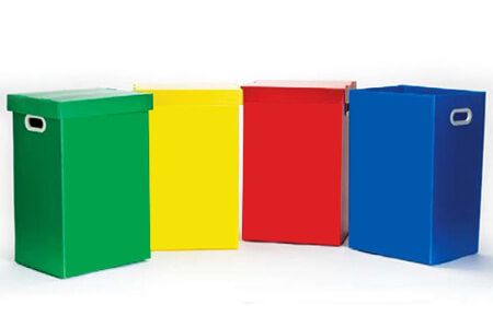 coroplast bins