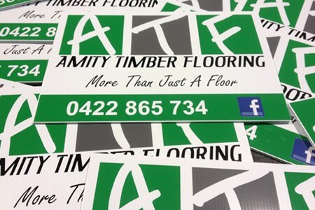 corflute signs