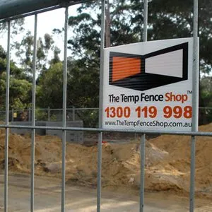 Temp Fence Signs
