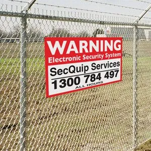 Corflute Warning Signs