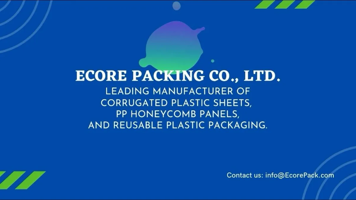 Leading manufacturer of corrugated plastic sheets - Ecore Pack